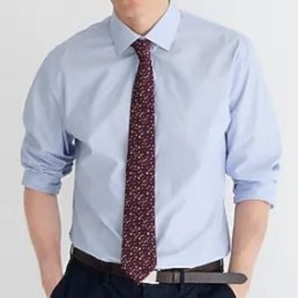 J.Crew NWT Sz XXL Bowery Wrinkle-free Stretch Cotton Shirt W/ Spread Collar - Picture 6 of 6